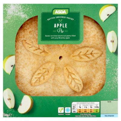 The BAKERY at ASDA The Bakery Apple Pie 550g