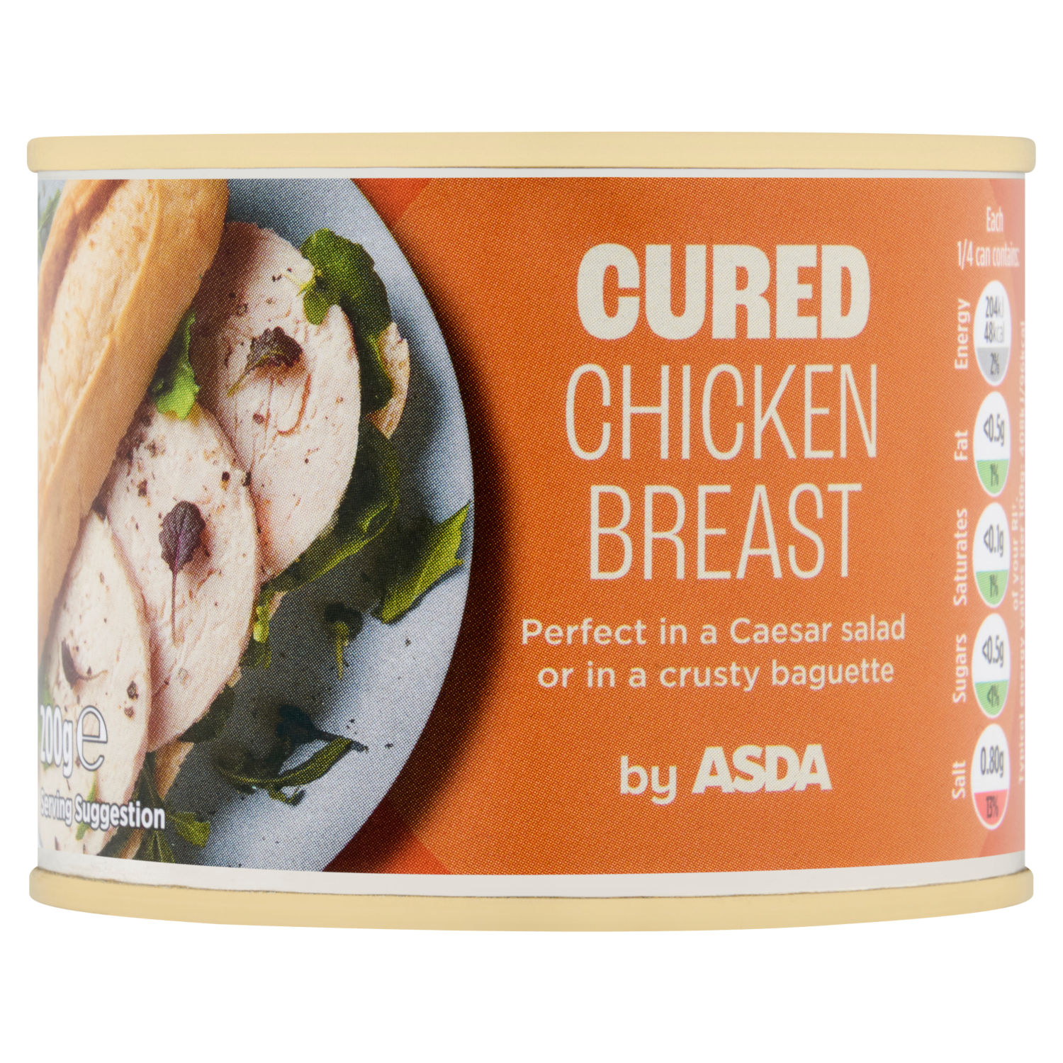 ASDA Cured Chicken Breast Deli Meat 200g