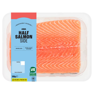 ASDA Half Salmon Side 500g