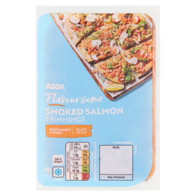 ASDA Flavoursome Smoked Salmon Trimmings 120g