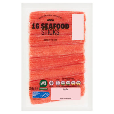 ASDA 16 Tasty Seafood Sticks 250g