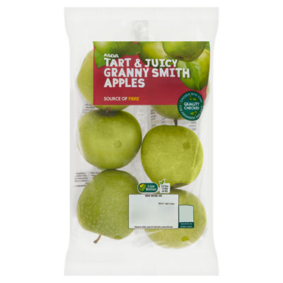ASDA 6 Tart & Juicy Granny Smith Apples
