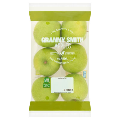 ASDA 6 Granny Smith Apples Fruit