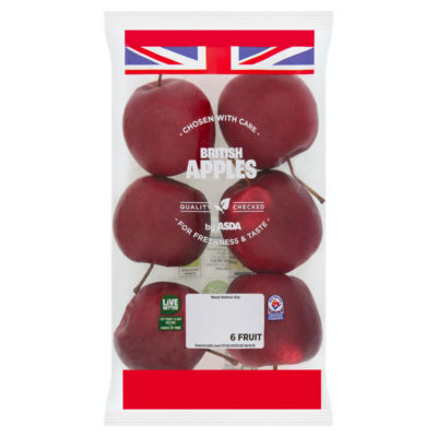 ASDA 6 British Apples