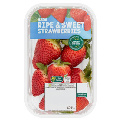 ASDA Ripe & Sweet Strawberries 227g