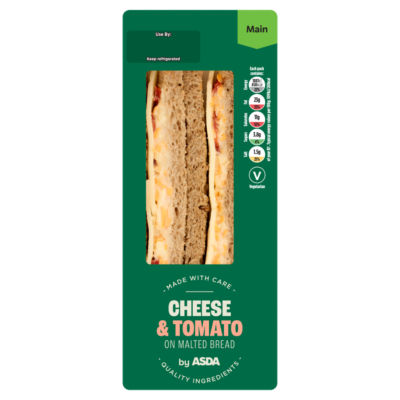 ASDA Cheese & Tomato Sandwich