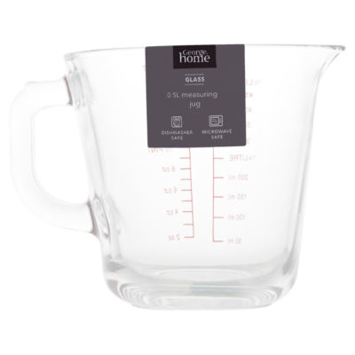 George Home 0.5L Glass Measuring Jug