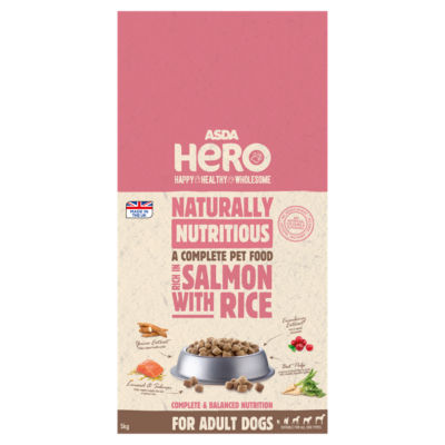 Hero Complete Salmon & Rice Dry Adult Dog Food