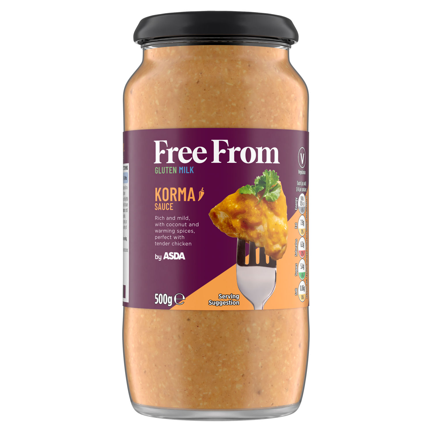 ASDA Free From Korma Curry Sauce 500g