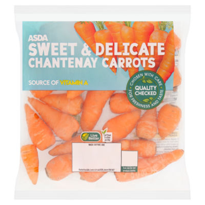 ASDA Sweet & Delicate Chantenay Carrots 300g