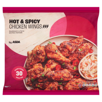 ASDA Hot & Spicy Chicken Wings 1kg