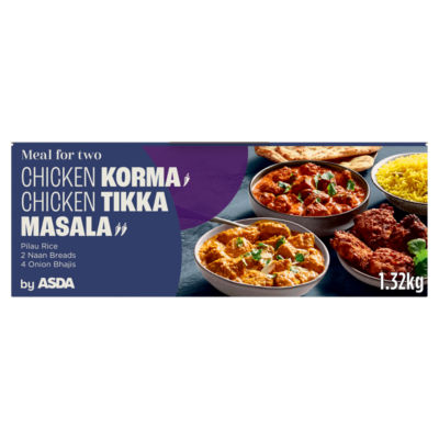 ASDA Chicken Korma Chicken Tikka Masala 1.32kg