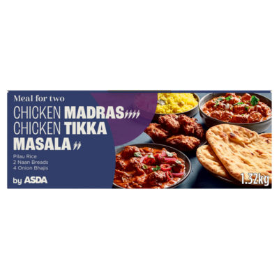ASDA Chicken Madras Chicken Tikka Masala 1.32kg