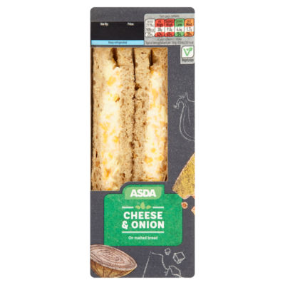 Asda Cheese & Onion Sandwich