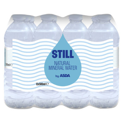 ASDA Still Natural Mineral Water 12 x 500ml
