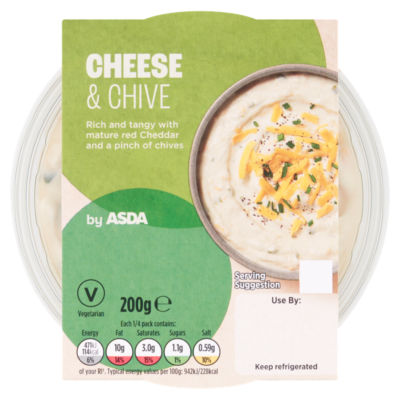 ASDA Cheese & Chive 200g