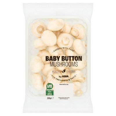 ASDA Baby Button Mushrooms 200g