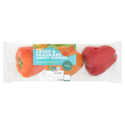 ASDA Crisp & Fragrant Sweet Peppers 3 Pack
