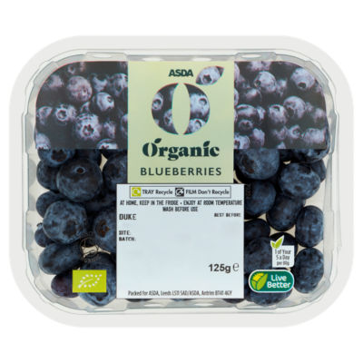 ASDA Organic Grower's Selection Organic Blueberries