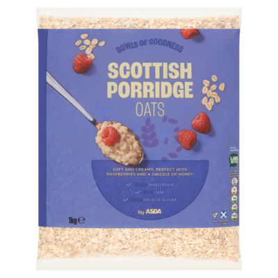 ASDA Scottish Porridge Oats 1kg, folic acid free