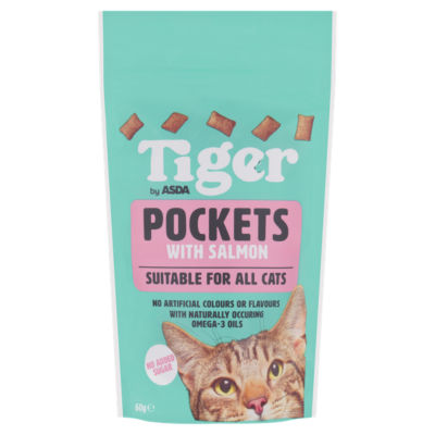 Tiger by ASDA Tiger Filled Pockets with Salmon 60g