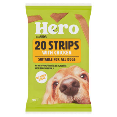 Hero by ASDA Hero 20 Strips with Chicken 200g