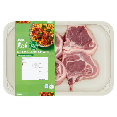 ASDA Rich 4 Lamb Loin Chops
