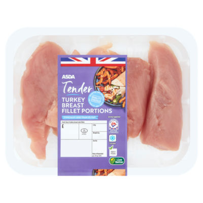 ASDA Tender Turkey Breast Fillet Portions 400g