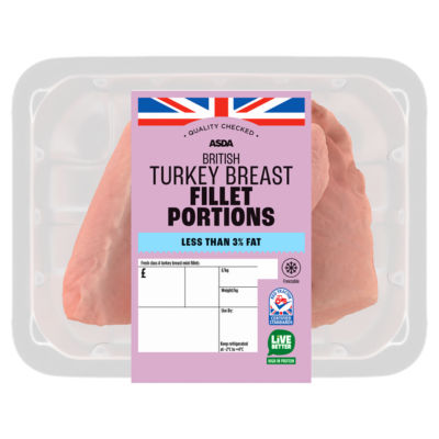 ASDA ASDA British Turkey Breast Fillet Portions