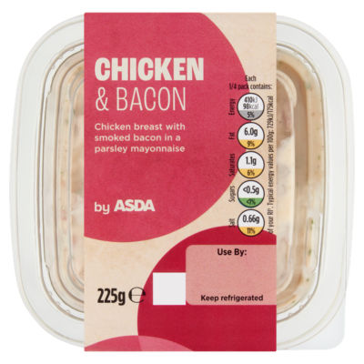 ASDA Chicken & Bacon 225g