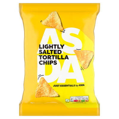 JUST ESSENTIALS by ASDA Lightly Salted Tortilla Chips 180g