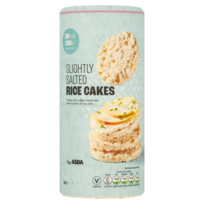 ASDA Slightly Salted Rice Cakes 130g, folic acid free
