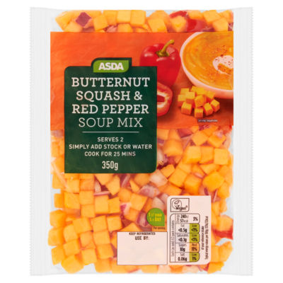 ASDA Butternut Squash & Red Pepper Soup Mix