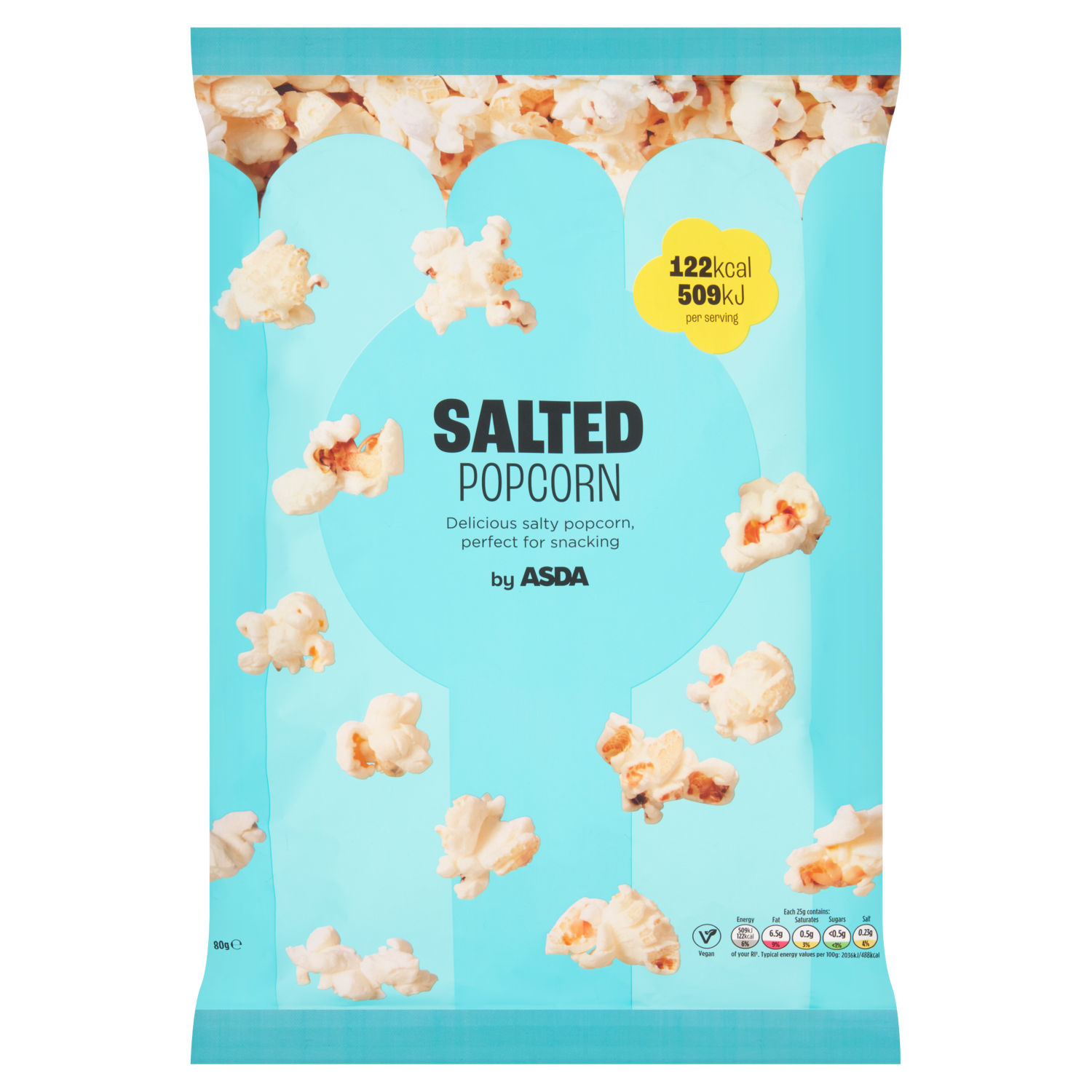 ASDA Salted Popcorn Snack 80g