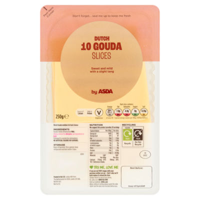ASDA 10 Dutch Gouda Slices 250g