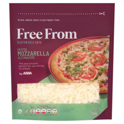 ASDA Free From Free From Grated Mozzarella Alternative 200g