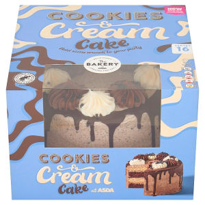 ASDA The Bakery at  Cookies & Cream Cake