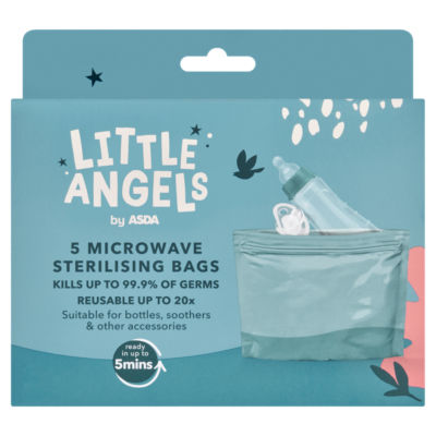 LITTLE ANGELS by ASDA Little Angels 5 Microwave Sterilising Bags