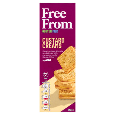 ASDA Free From Free From by  Custard Creams 125g