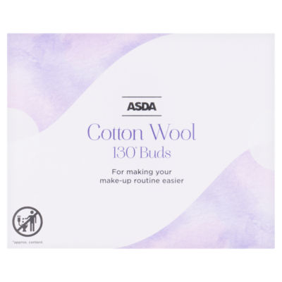 ASDA 130 Cotton Wool Buds