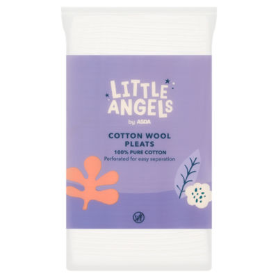 LITTLE ANGELS by ASDA Little Angels Cotton Wool Pleats 300g