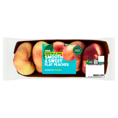 ASDA 4 Smooth & Sweet Flat Peaches