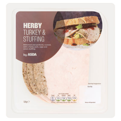 ASDA Herby Turkey & Stuffing 120g