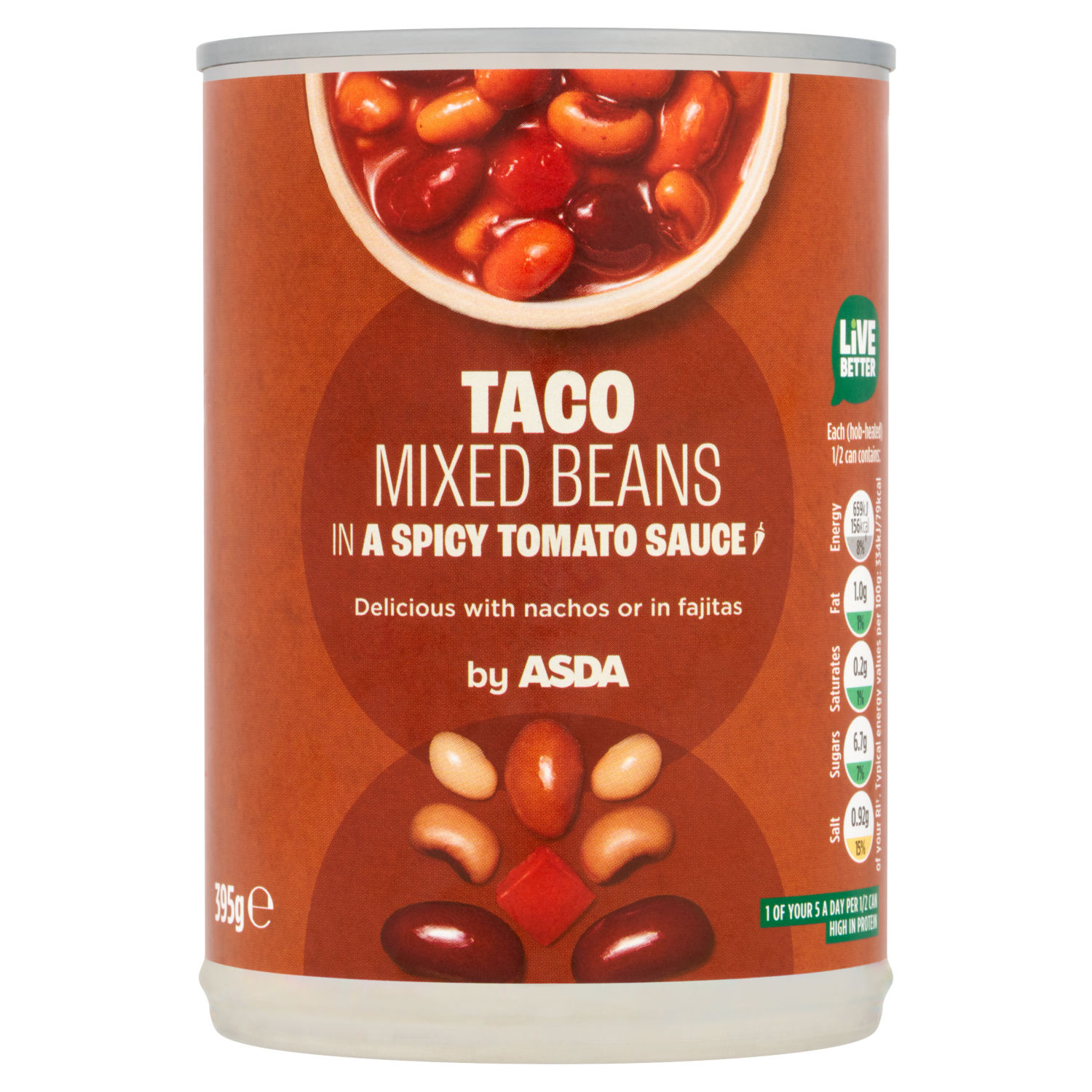 Mixed Beans in Spicy Tomato Sauce 395g