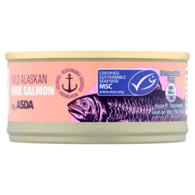 ASDA Wild Alaskan Pink Salmon 105g - ASDA Groceries