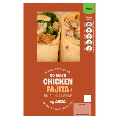 Asda Chicken Fajita Wrap