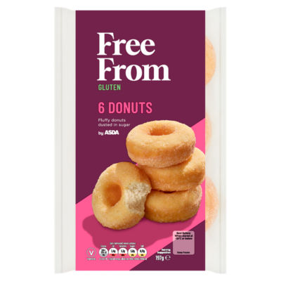 ASDA Free From Free From by  6 Donuts 197g