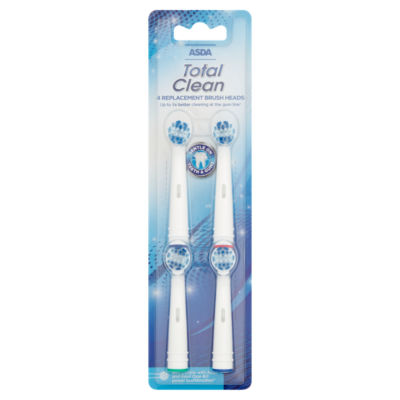 ASDA 4 Total Clean Replacement Brush Heads