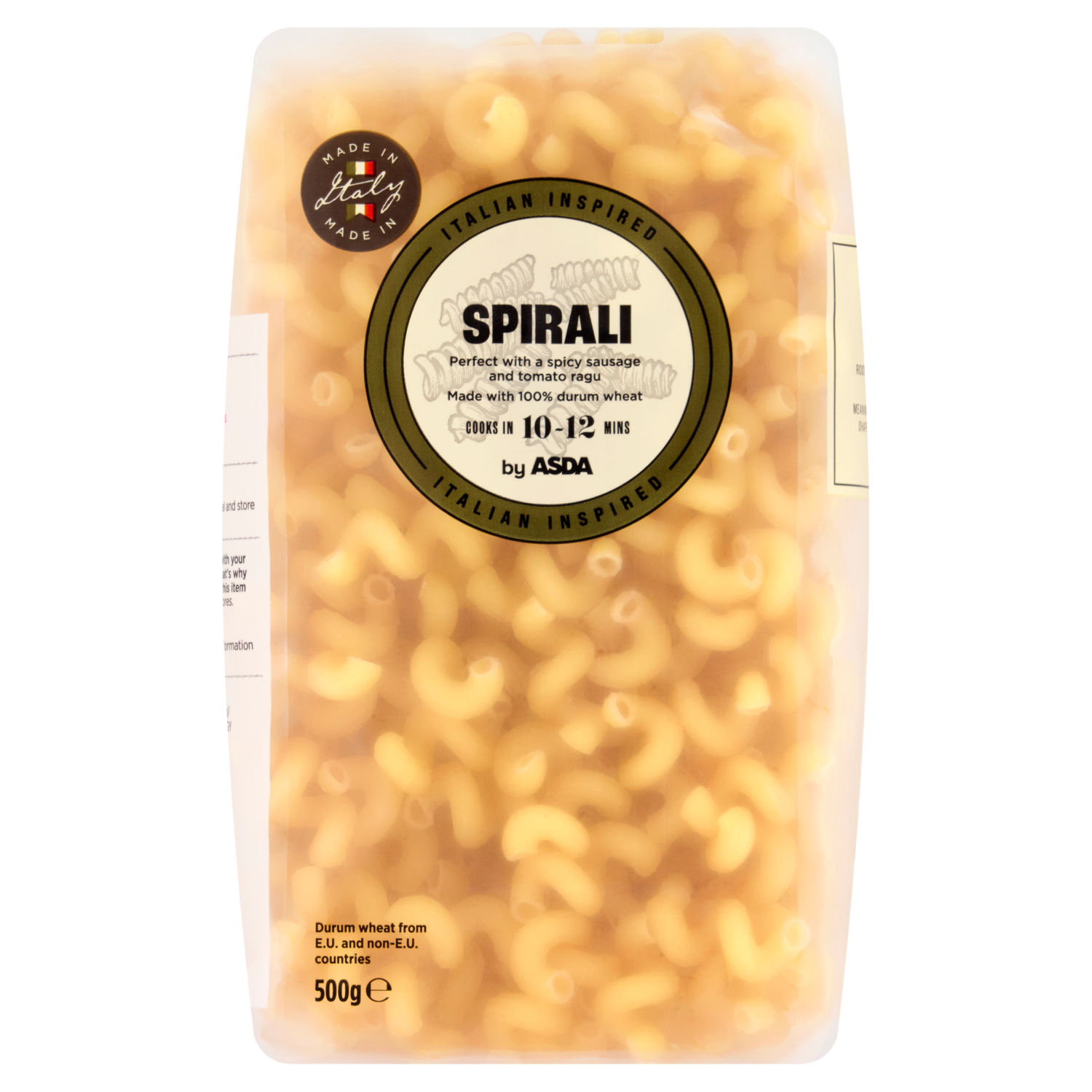 ASDA Spirali Dried Pasta 500g