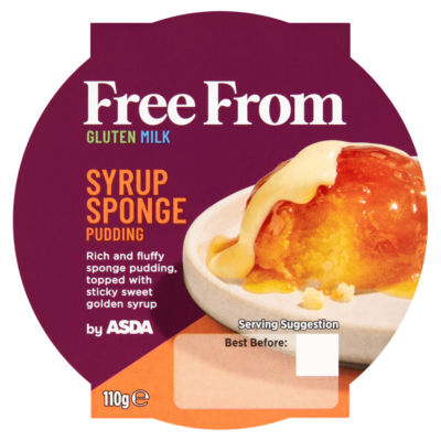 ASDA Free From Free From by  Syrup Sponge Pudding 110g